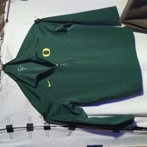 Oregon Ducks 1/4 zip pullover jacket size XL
